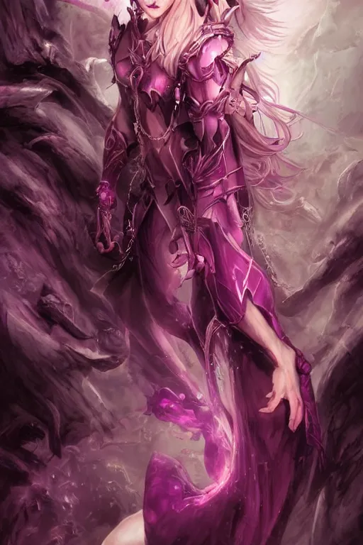 Prompt: beautiful demon princess scenery wallpaper aesthetic, purple color, demonic, cinematic, powerful, super detailed and intricate, elegant, hyper realistic, by artgerm, by kyoung hwan kim, by ralph mcquarrie, by yoshiyuki tomino