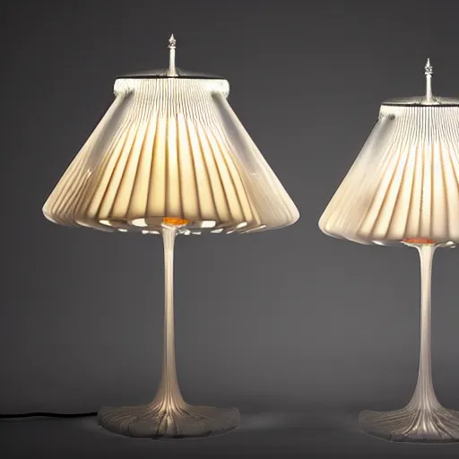 Image similar to Table lamps by Bruce Munro and Lalique