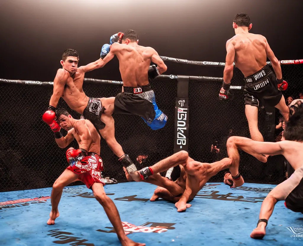 Image similar to chito vera knocks out dominick cruz via headkick, by annie leibovitz and steve mccurry, natural light, detailed face, canon eos c 3 0 0, ƒ 1. 8, 3 5 mm, 8 k, medium - format print