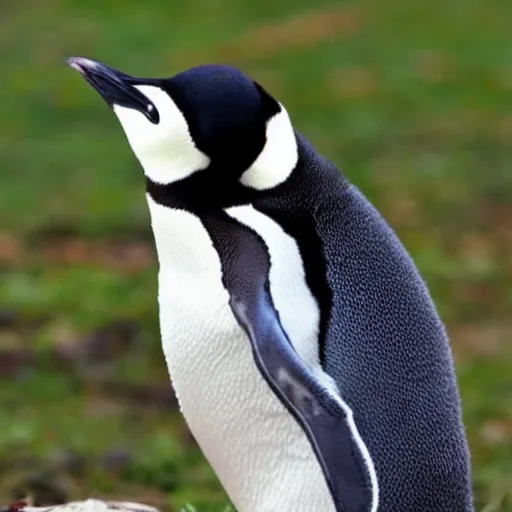 Image similar to The worlds cutest!!! wolf penguin hybrid