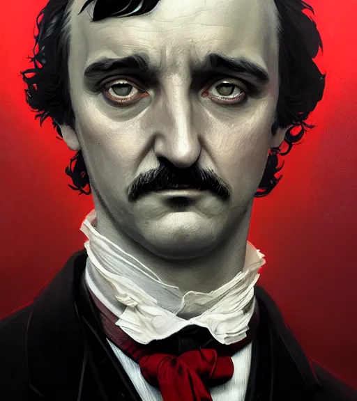 Prompt: highly detailed edgar allan poe portrait in gta v, stephen bliss, unreal engine, fantasy art by greg rutkowski, loish, rhads, ferdinand knab, makoto shinkai and lois van baarle, ilya kuvshinov, rossdraws, tom bagshaw, global illumination, radiant light, detailed and intricate environment