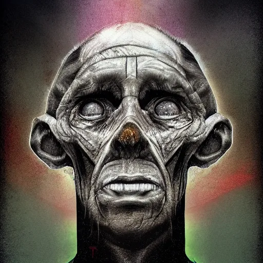 Image similar to the last human on earth, digital art