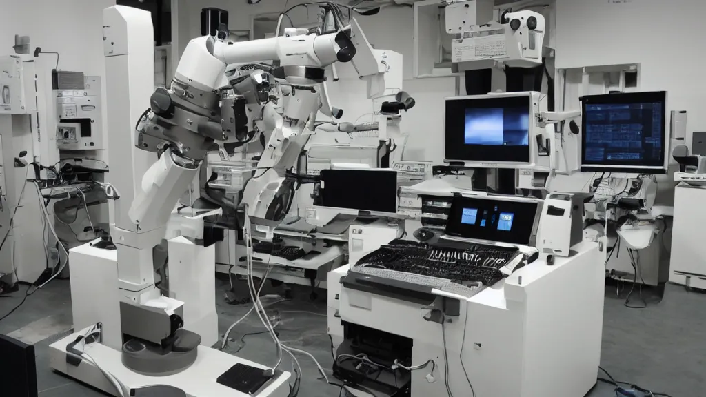 Image similar to scanning electron microscope unattainable asymmetry synthesizer