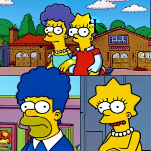 Image similar to the simpsons watching the simpsons watching the simpsons watching the simpsons