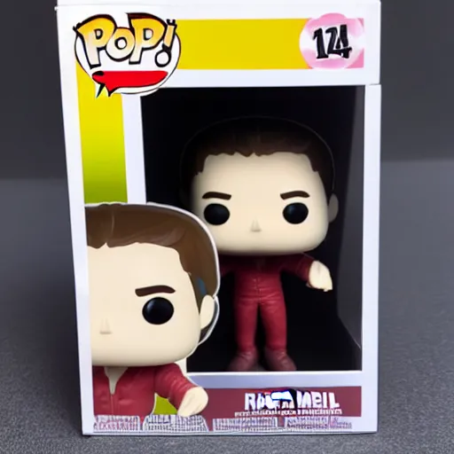 Prompt: a funko pop figurine of a person named randall mettlam