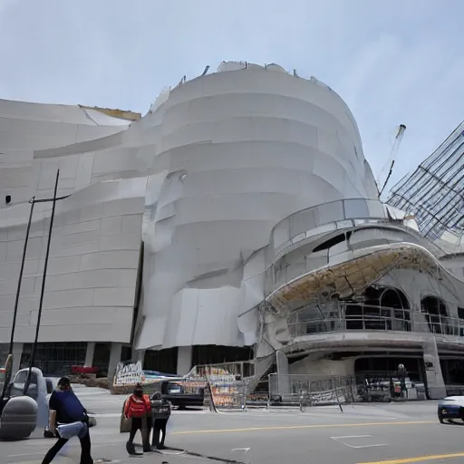 Guggenheim museum that s being converted into a stable diffusion