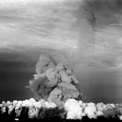 Image similar to ww 2 explosion, photography