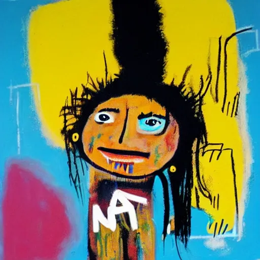 Prompt: a women that just had a job done in Miami fl by Kay brown and Jeaan-Michel Basquiat