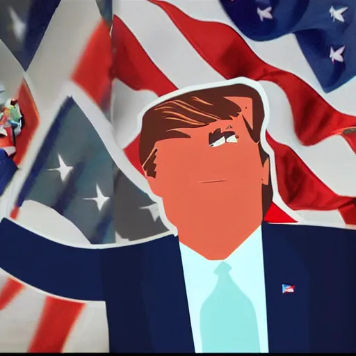 Image similar to Donald Trump, ps2 graphics
