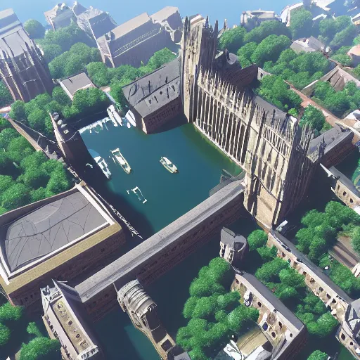 Prompt: yale university under water, realistic, high details