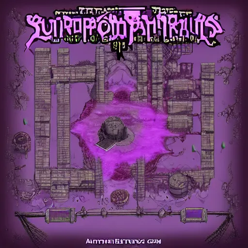 Image similar to purple corruption taint eldritch sickness magic infects post - apocalyptic city