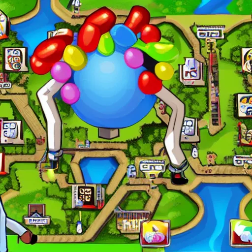 Prompt: Obama in Bloons Tower Defense 6, screenshot