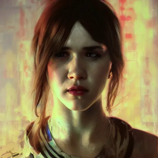 Prompt: hanna montana, hyperrealistic portrait, bladerunner street, art of elysium by jeremy mann and alphonse mucha, fantasy art, photo realistic, dynamic lighting, artstation, poster, volumetric lighting, very detailed face, 4 k, award winning