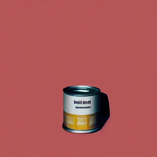 Image similar to can of paint, minimal, modern