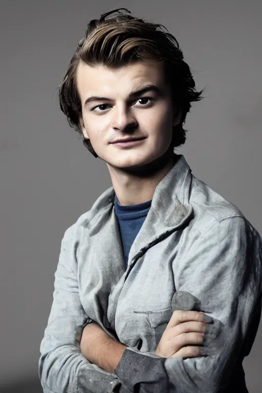 Prompt: 📷 joe keery is kiwi fruit 🥝, made of food, head portrait, dynamic lighting, 4 k