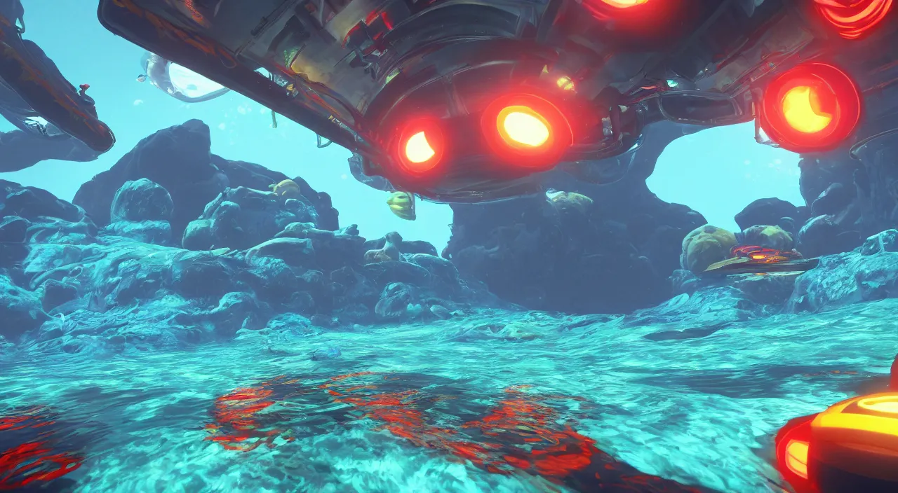 Image similar to subnautica underwater screenshot