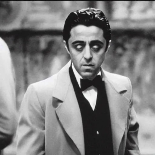 Image similar to still of xavi hernandez as michael corleone in the godfather