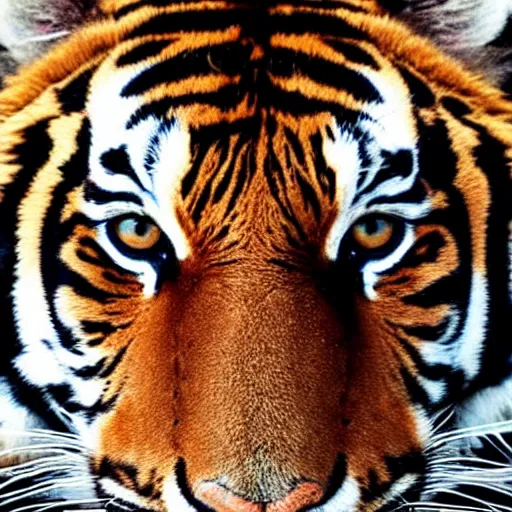 Image similar to tiger head, close up photo