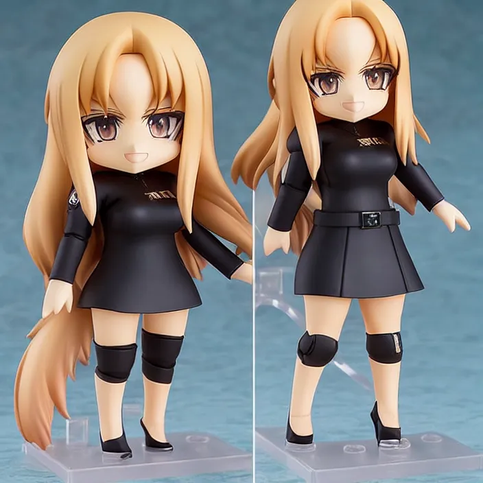 Prompt: Khloe Kardashian, An anime Nendoroid of Khloe Kardashian, figurine, detailed product photo