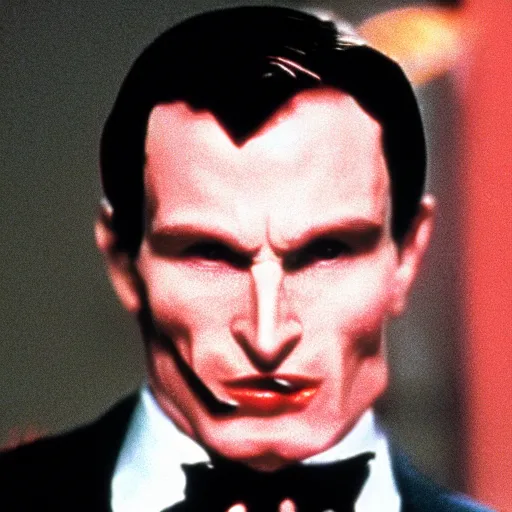 Prompt: Patrick Batman in American psycho