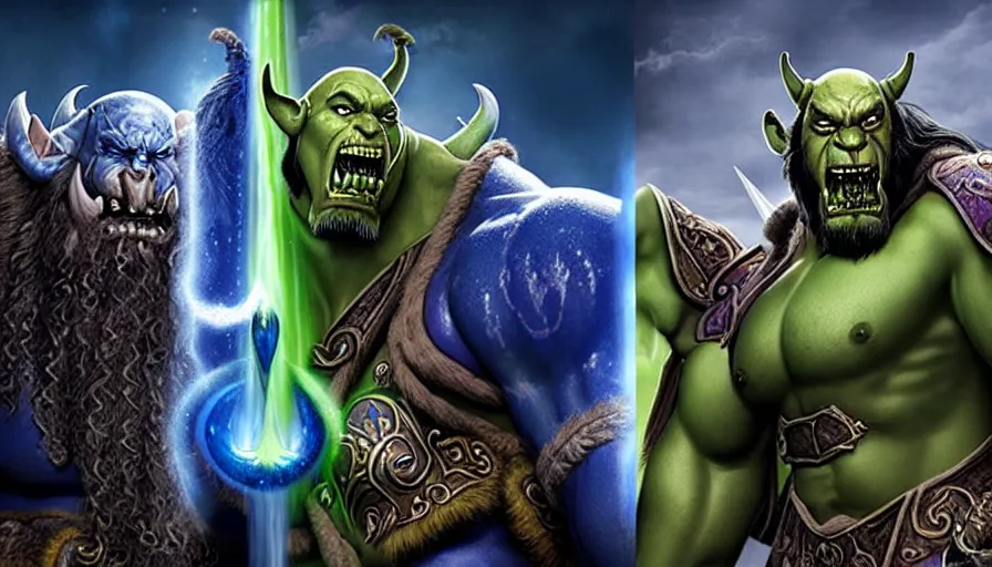 Image similar to the two complementary forces that make up all aspects and phenomena of life, from Warcraft