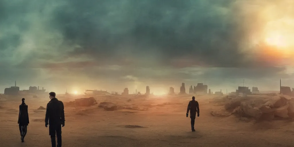 Image similar to screenshots from movie Blade Runner 2049