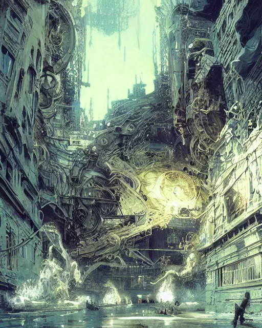 Image similar to the most amazing dream you ever had, hyper realistic, ambient lighting, concept art, intricate, hyper detailed, smooth, syd mead, craig mullins, gustave dore, moebius, beeple