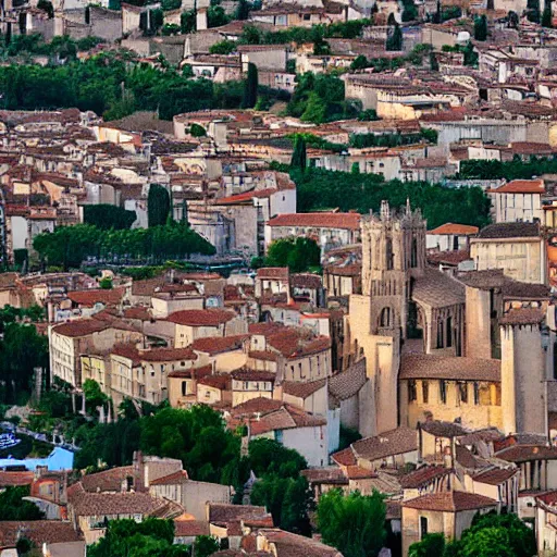 Image similar to a high detail photo of beziers france