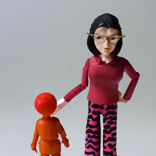 Image similar to rose ayling - ellis, stop motion action vinyl figure, plastic, toy