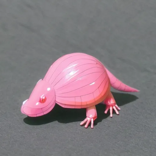 Prompt: ( ( ( pink armadillo ) ) ), anime character key