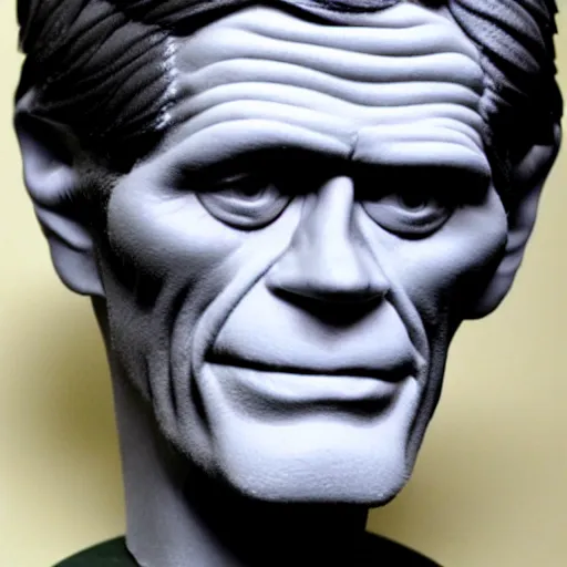 Image similar to foam willem dafoe made of foam : intricate, elegant, highly detailed, centered, smooth, sharp focus,