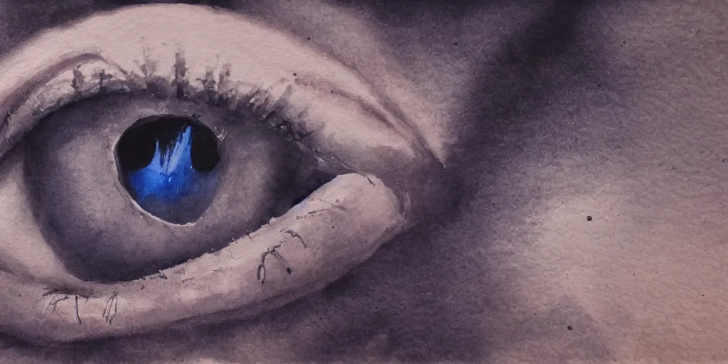 Image similar to what you see before you die, watercolour painting, ultra realistic, 8 k