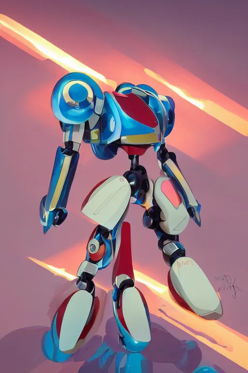 Image similar to metabots medabots medarotto medarot robot minimalist comics, behance hd by jesper ejsing, by rhads, makoto shinkai and lois van baarle, ilya kuvshinov, rossdraws global illumination ray tracing hdr radiating a glowing aura