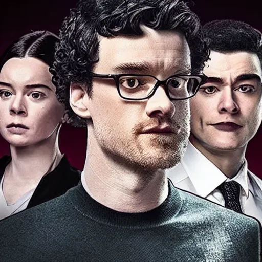 Image similar to black mirror episode, netflix series, bandersnatch