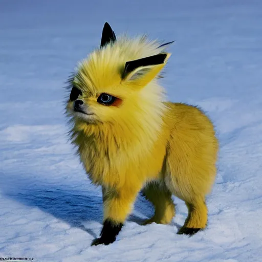 Image similar to national geographic professional photo of jolteon, award winning