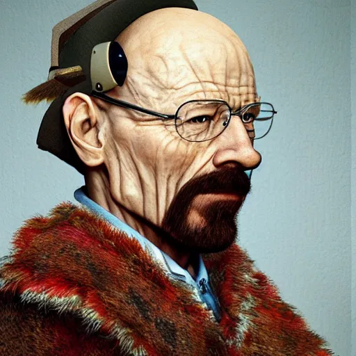 Image similar to giuseppe arcimboldo walter white, unreal engine