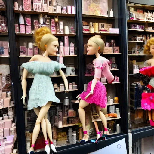 Image similar to beauty dolls in amsterdam shop