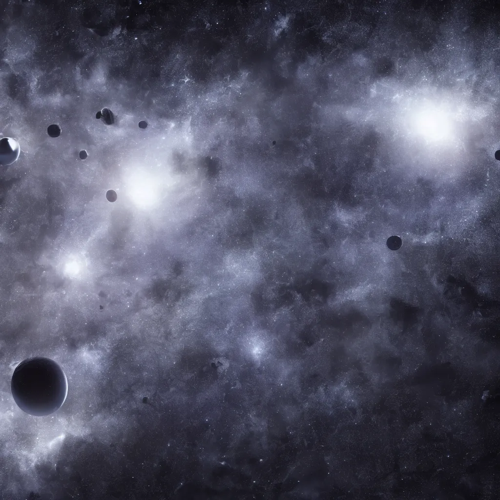 Prompt: space, dark, void of space, stars, crisp focus, NASA photography, octane render, 8k