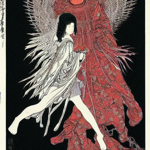 Image similar to angels versus demons by takato yamamoto