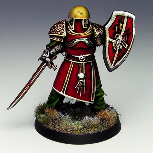 Image similar to a Bretonnian Knight,high quality