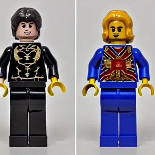 Image similar to queen of england lego figure