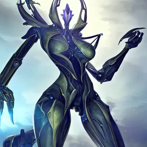 Image similar to highly detailed giantess shot, exquisite warframe fanart, looking up at a giant beautiful majestic saryn prime female warframe, as a stunning anthropomorphic robot female hot dragon, looming over you, elegantly posing over you, sleek bright white armor, camera between towering detailed robot legs, looking up, proportionally accurate, anatomically correct, sharp detailed robot dragon paws, two arms, two legs, camera close to the legs and feet, giantess shot, furry shot, upward shot, ground view shot, leg and hip shot, elegant shot, epic low shot, high quality, captura, realistic, sci fi, professional digital art, high end digital art, furry art, macro art, giantess art, anthro art, DeviantArt, artstation, Furaffinity, 3D realism, 8k HD octane render, epic lighting, depth of field