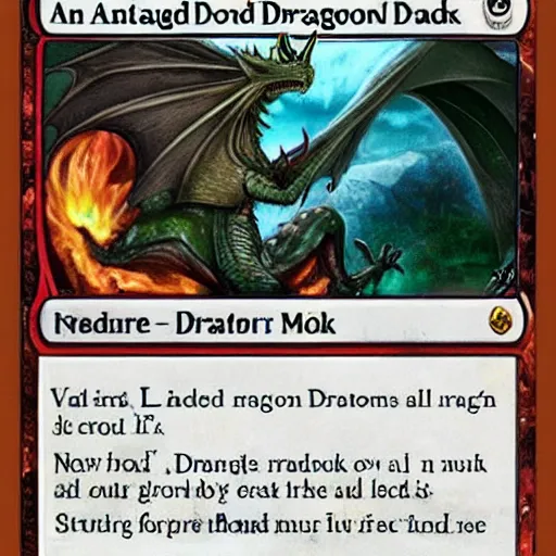 Prompt: a deck mixed with a dragon