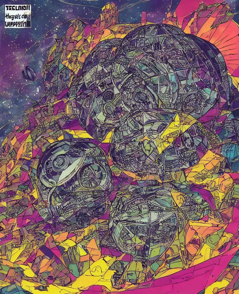 Prompt: technodrome!!! tripi hop, cosmic paradox of space swimming!