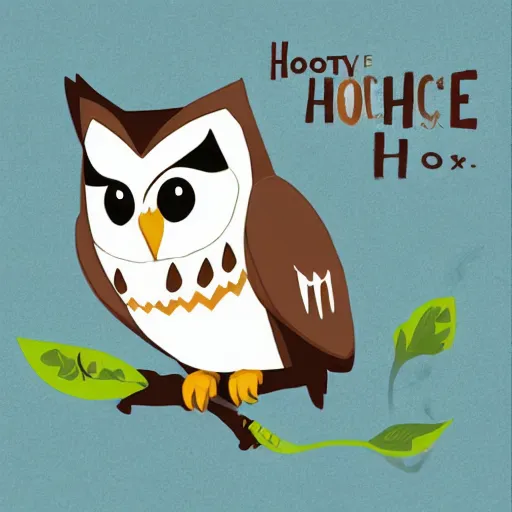 Image similar to hooty from the owl house