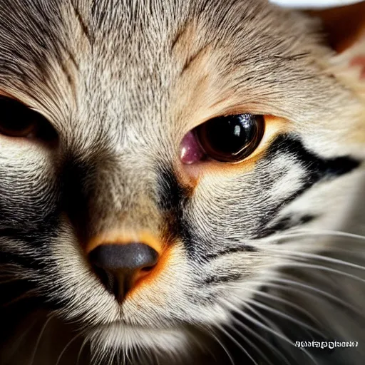 Prompt: a crab - cat - hybrid, animal photography