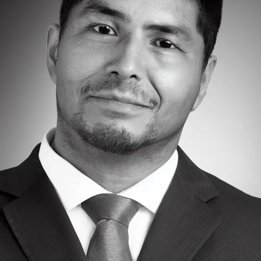 Image similar to Peruvian man, corporate portait, headshot, profile