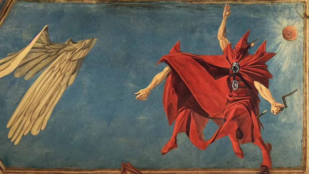 fresco painting of magneto hovering | Stable Diffusion | OpenArt