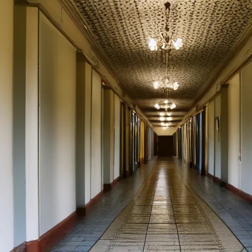 Prompt: corridors that go on forever