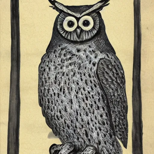 Prompt: parts of a owl